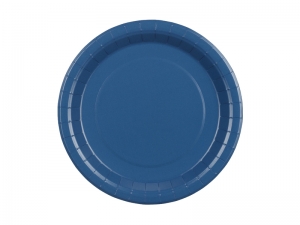 Paper plates, dark blue, 23cm, 6pcs